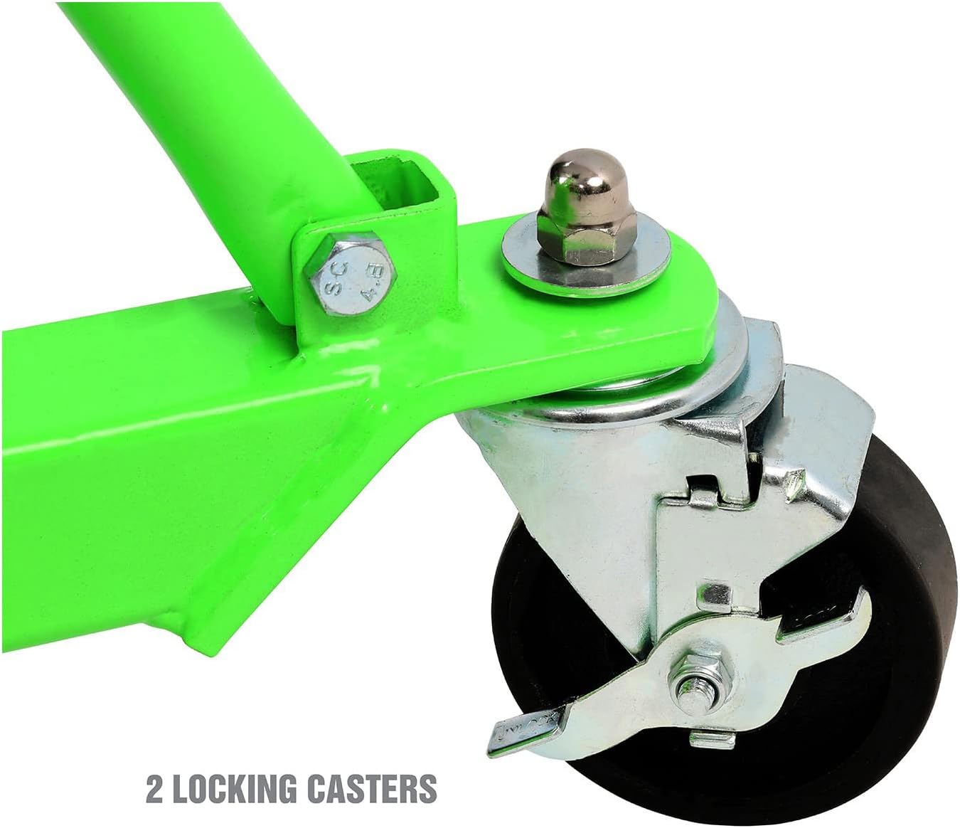 OEMTOOLS 26842 1-Ton Transmission Jack – High Lift 37.5"–76", Heavy-Duty Telescoping Jack for Truck & SUV Transmissions, Stable Hydraulic Lift System, Shop-Grade Construction