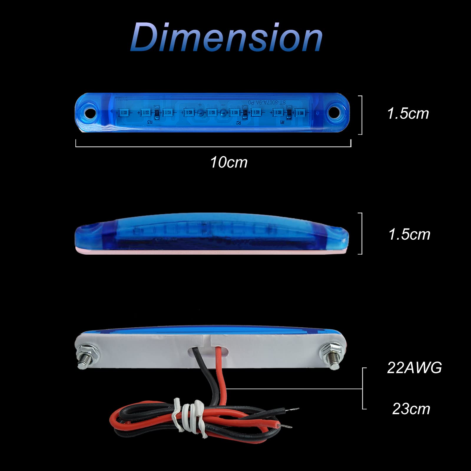 Blue Boat Led Snapklik.com : 8Pcs Blue Marine Boat Lights, 12V Waterproof Utility Led ...