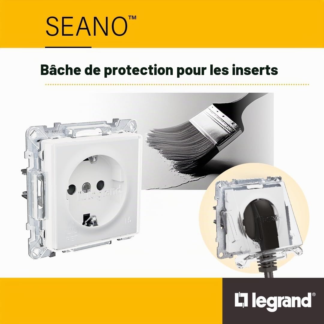 LEGRAND, SEANO SC/APC Monomode Fibre Optique, 2 Câbles à Fibre Optique, Adaptateur Duplex (Color : UltraWhite) 765189