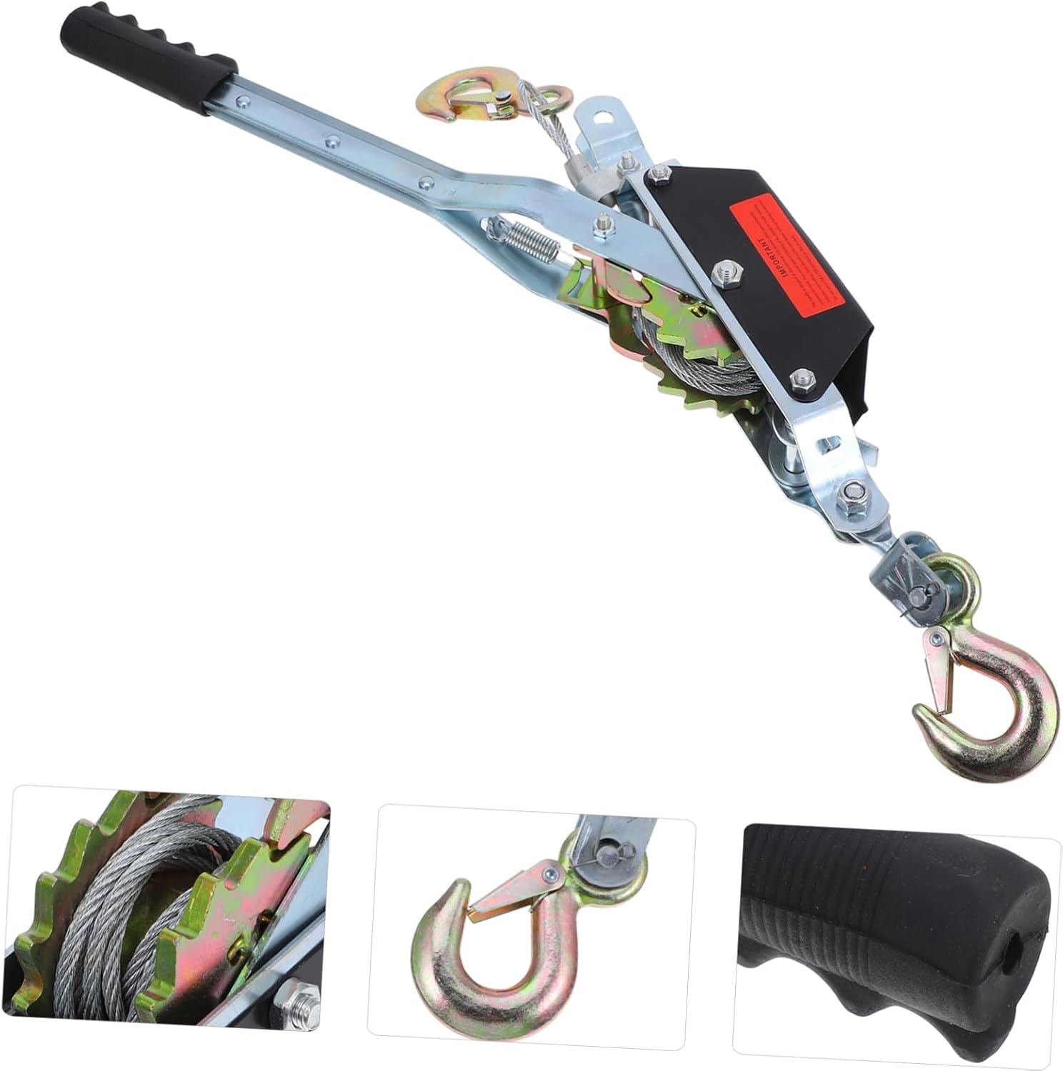 DOITOOL 1t Heavy Duty Rope Tensioner Ratchet Tie Down Electrical Fishing Wire Tool for Arborist