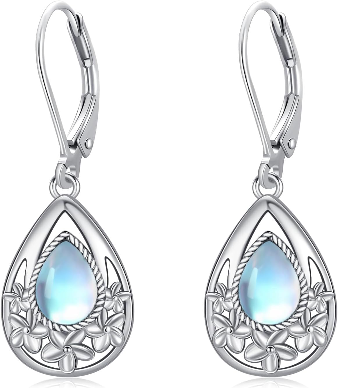 925 Sterling Silver Drop Dangle Huggie Earrings for Women Octopus/Cardinal/Cherry/Skull/Claddagh/Celtic/Scottish Thistle Earrings Trendy Jewelry Birthday Gift for Women Her Wife Friends