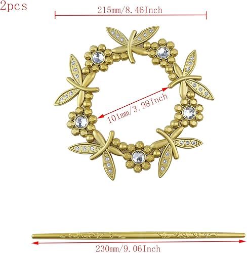 Miniatura 7 de Juego de 2 alzapaños redondos dorados para cortinas, clips de plástico para cortinas, abrazaderas de cristal para decoración de ventanas del hogar,
