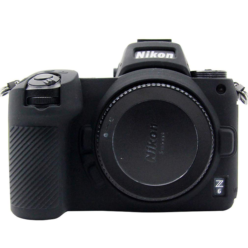 FOTOKINA Silicon Cover for Nikon Z6 Camera Case, Professional Silicone Rubber Camera Case Cover Detachable Protective for Nikon Z6 (Black)-picture-15