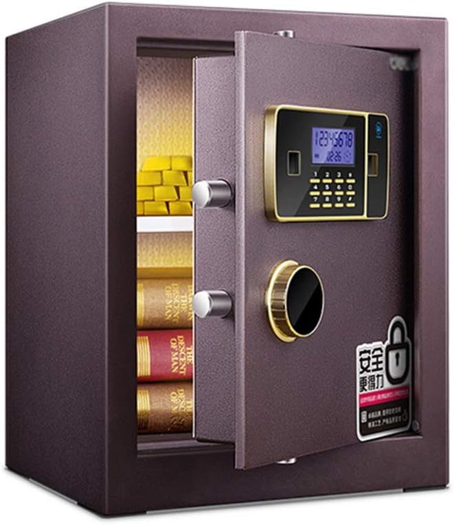 Security Safes All-Steel Safety Safe Wall-Mounted Safe Box Office Anti-Theft Strongbox for Cash Jewelry Passport (Color : Style1)