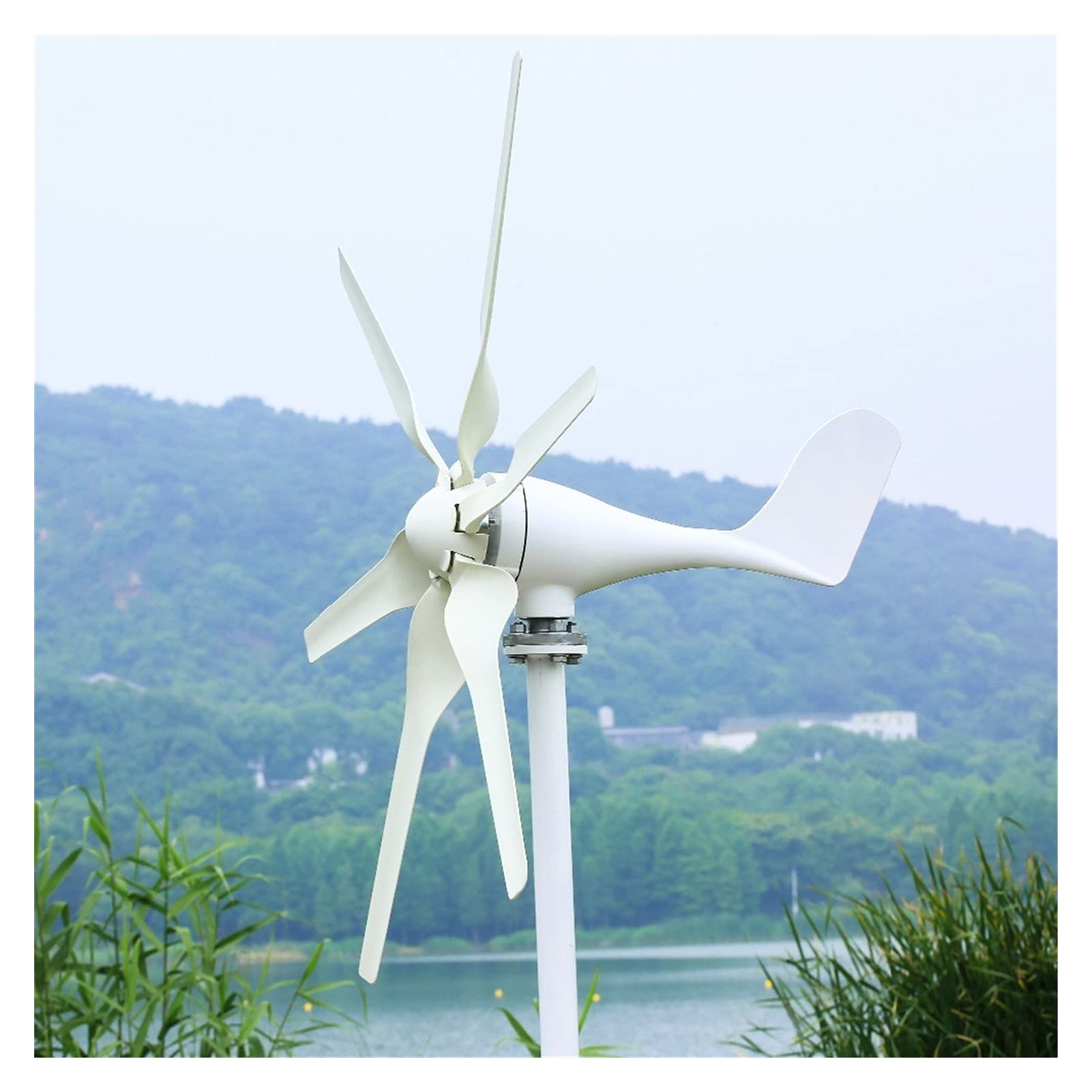 Turbina eolica Verticale Generatore di turbine a turbina a micro multico da 12 V o 24 400W con controllore gratuito approvazione CE(3 BLADES_24_400W)