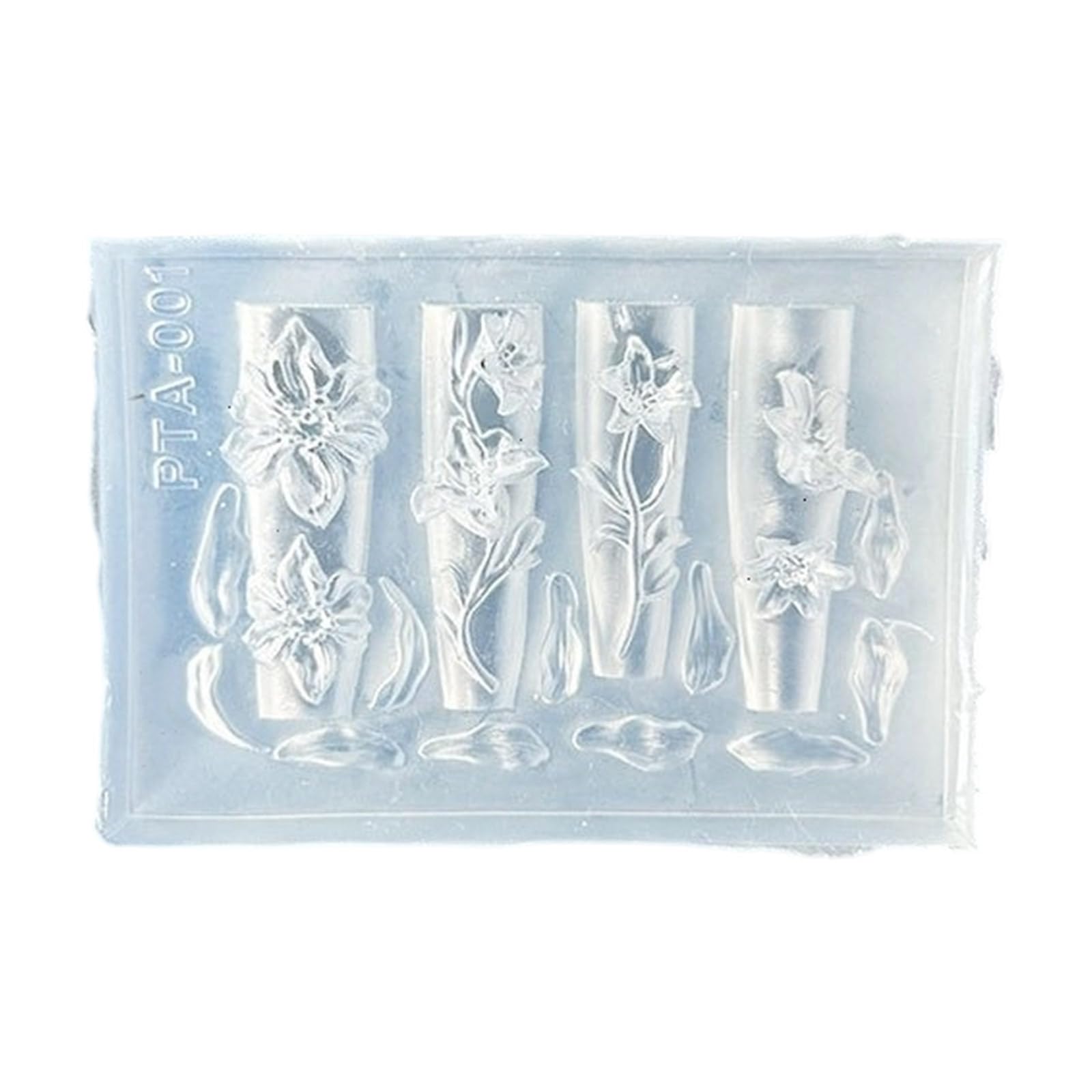CAZSTYK Silicone Nails Molds Nails Sculpting Molds Delicate Decors Silicone Tools Carving for Art Mold