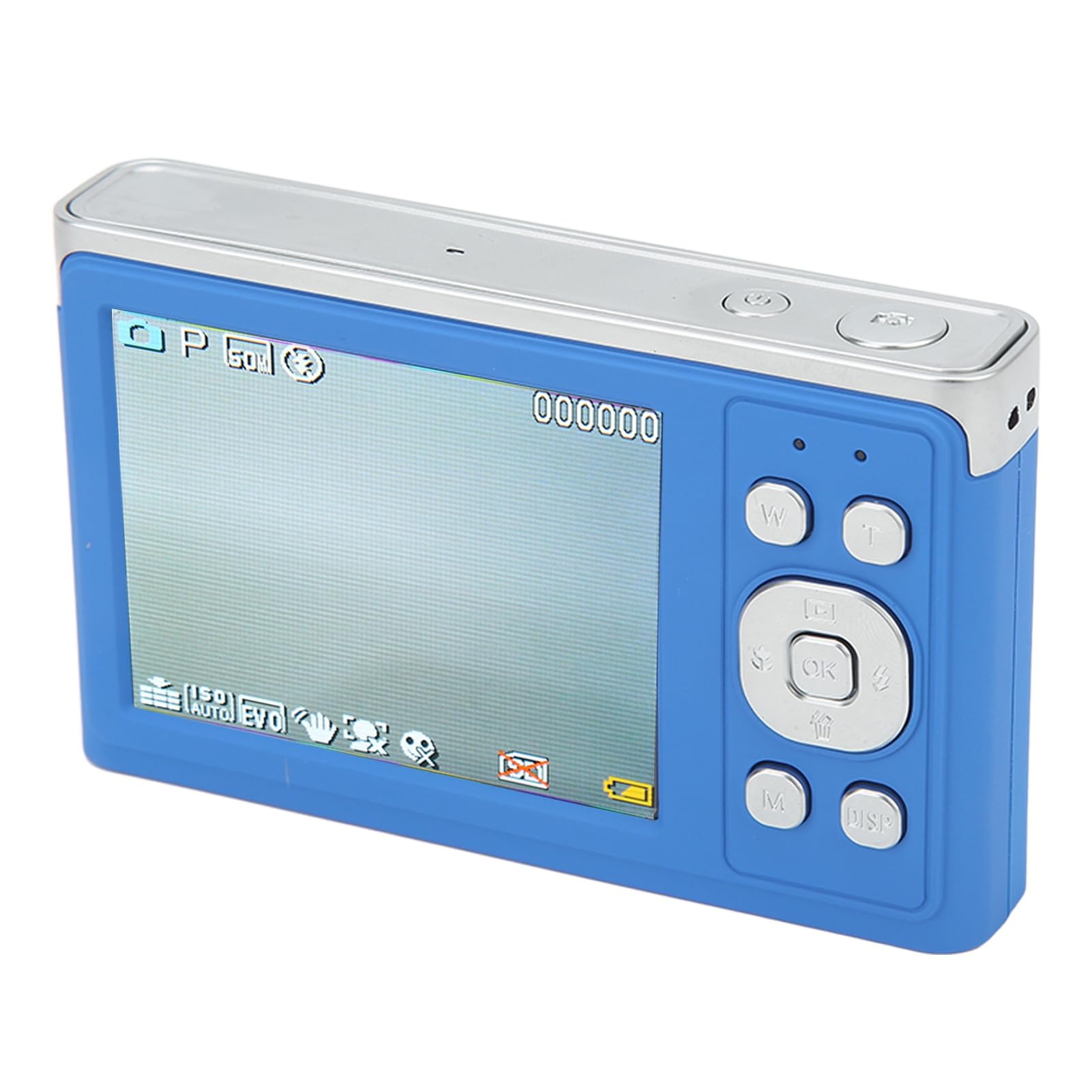Fotocamera digitale 4K con zoom 16X AF autofocus 50 MP fotocamera mirrorless con schermo HD da 2,8 pollici per VLOG e fotografia macro ABS metallo 183 g (blu)