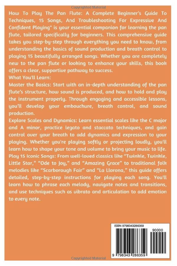 How To Play The Pan Flute: A Complete Beginner's Guide To Techniques, 15 Songs, And Troubleshooting For Expressive And Confident Playing - Image 2
