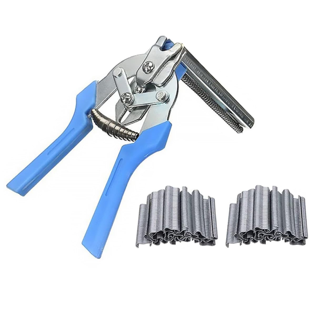 ifundom Alicate para Instalación de Anillos Pinza de Cierre de Anillo Acero Inoxidable y Plástico Semiautomático Instalación Rápida con Clip para Jaulas de Aves