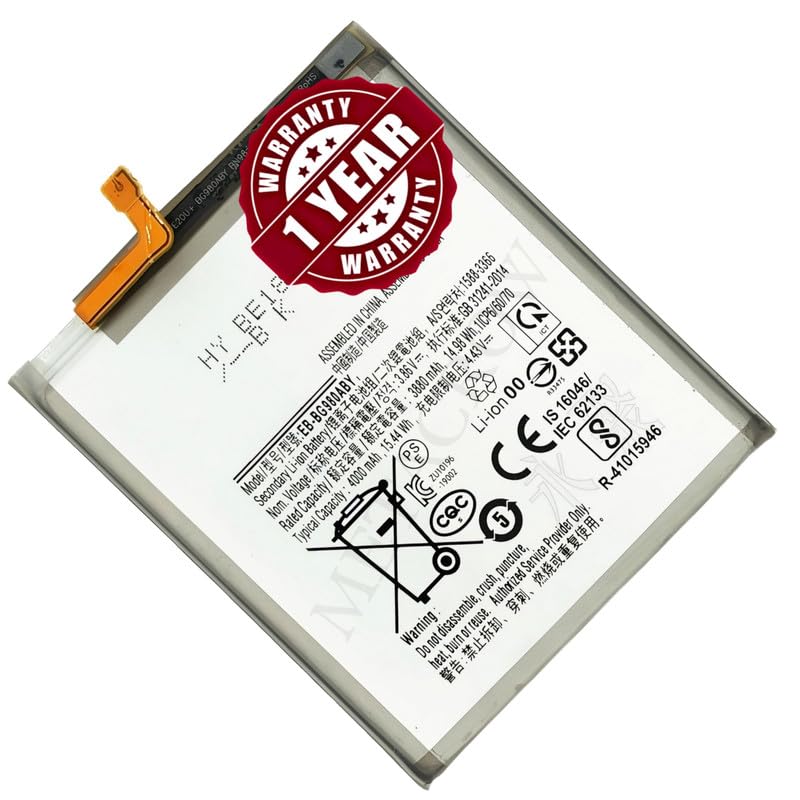 Image of Original EB-BG980ABY Battery Compatible for Samsung Galaxy S20 (4G) - (5000mAh) - 1 Year Warranty JK1