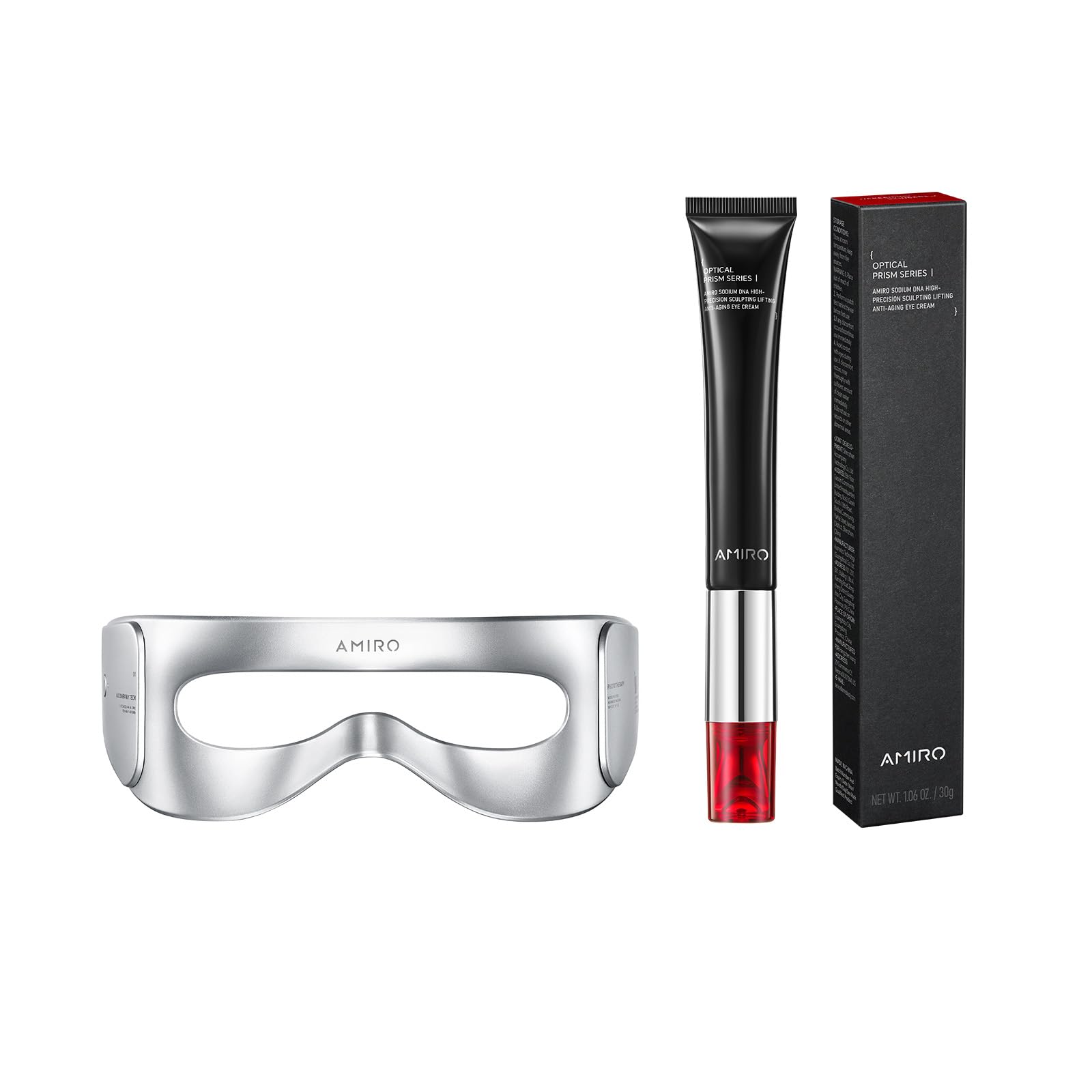 AMIRO Red Light Therapy Mask for Eyes + PDRN Red Light Therapy Eye Cream | Under Eye Red…