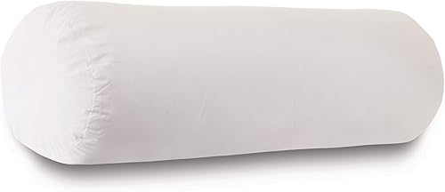 9DX24 - Almohada hipoalergénica de lujo 5050 de mezcla de poliéster, relleno de almohada de mezcla de poliéster, 100% algodón de Ámbrica, nunca