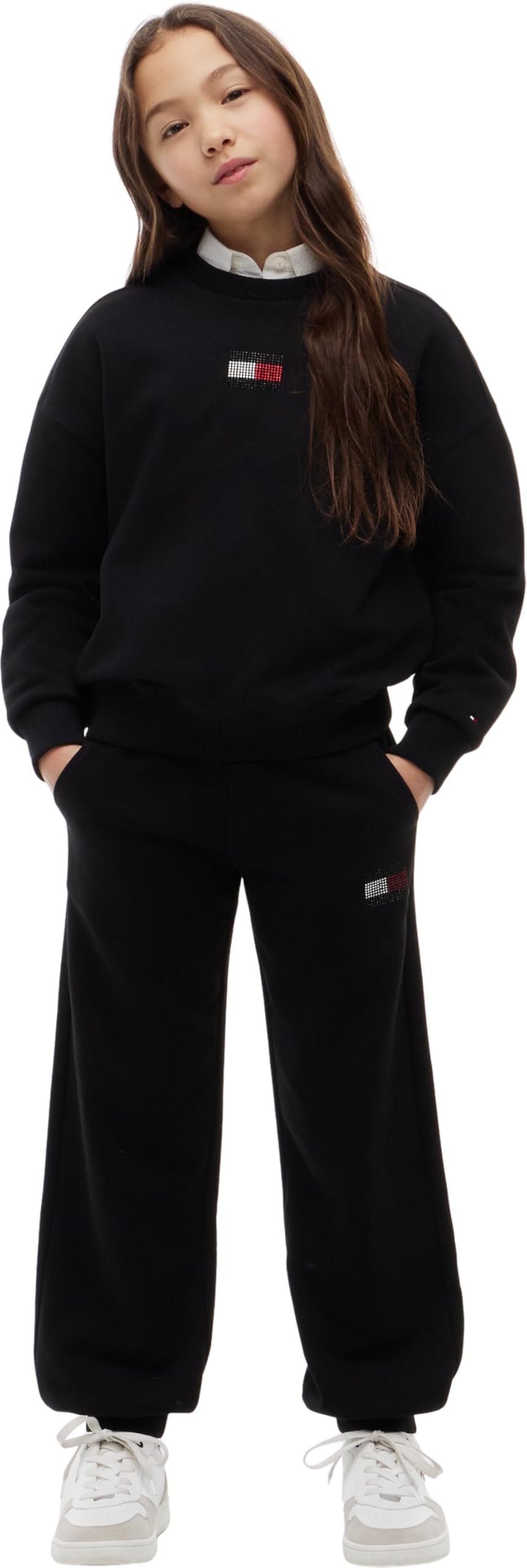 Tommy Hilfiger Pantaloni da Tuta Bambine e Ragazze
