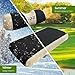 10L0L Golf Cart Seat Covers Kit - Universal Fit for EZGO TXT/RXV Front Seats | Breathable Mesh Fabric | Easy Installation | Black & Beige (No Staples Required)​​