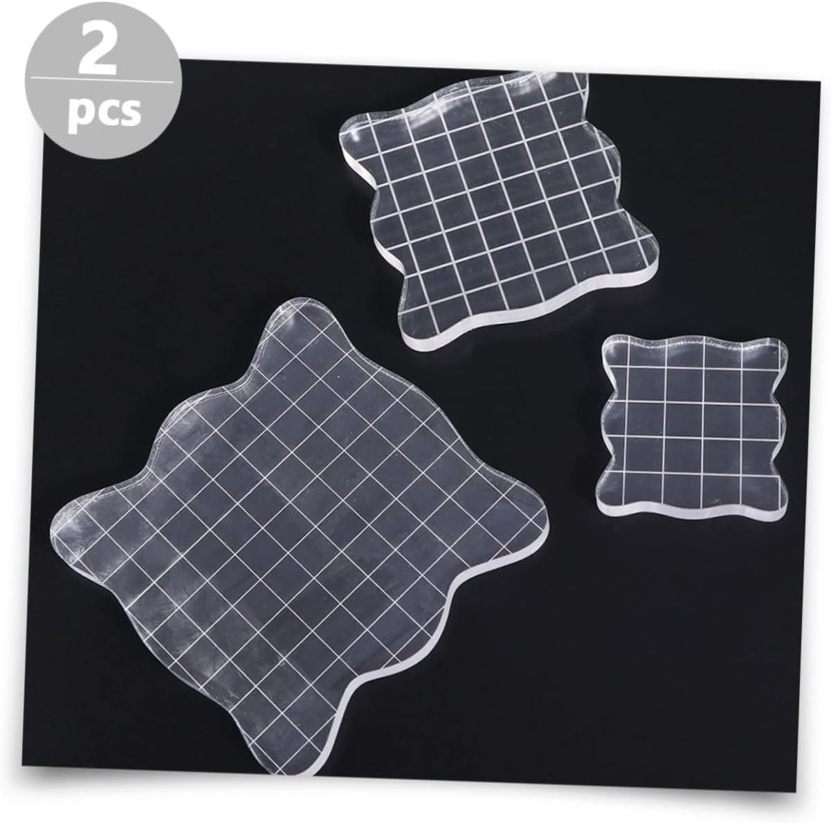 Artibetter Words Stamps Tool Kit Acrylic Stamping Block Handle Card Decorating Accessory