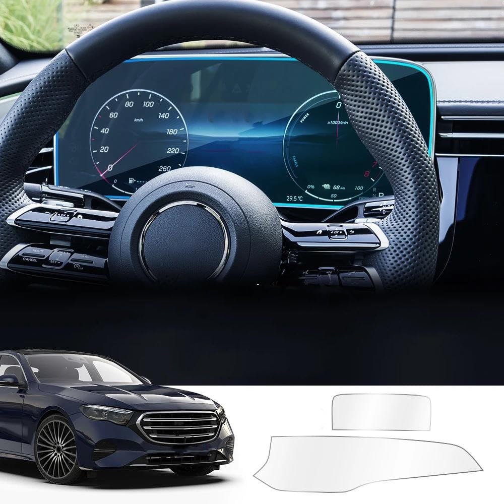 Protector de Pantalla de Vidrio Templado para la Consola Central del Sistema de navegación GPS de Mercedes Benz Clase E W214 (Navegación)