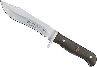 PUMA SGB Buffalo Hunter Jacaranda Wood Hunting Knife with Tethered Brown Leather Sheath - PUMA