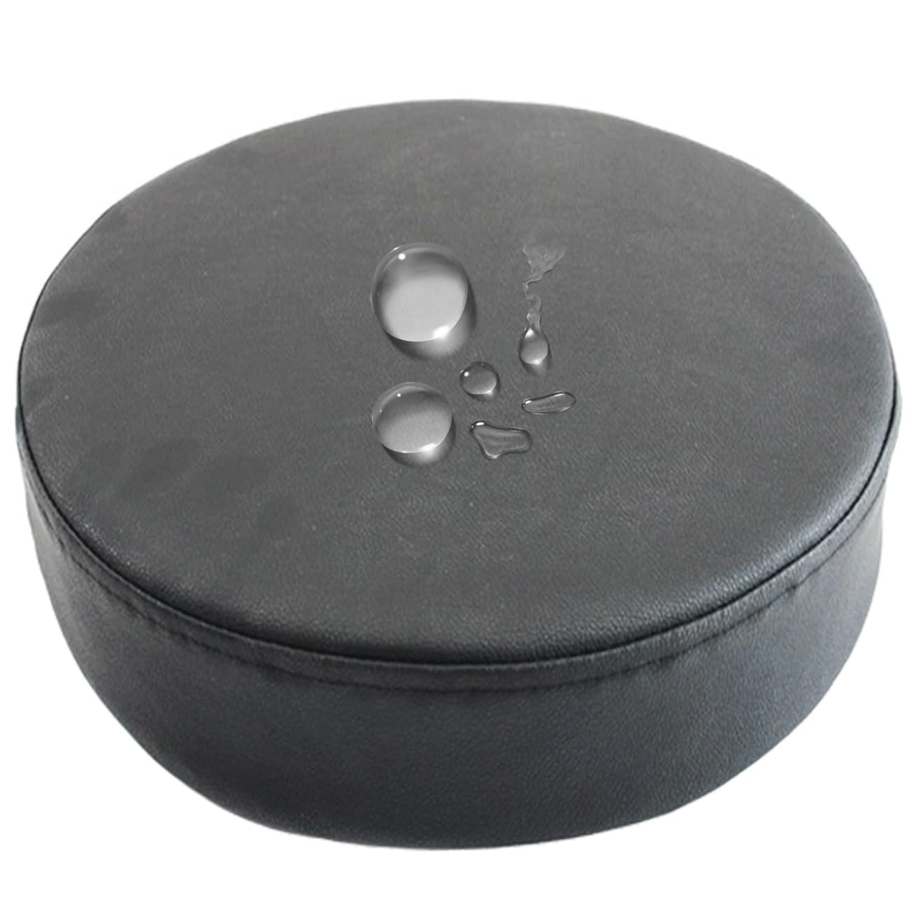 SDNAM Round Chair Cushion 40/45/50cm, Thick 5/8cm Garden Chair Cushions Seat Pads,Waterproof Round Chair Cushions Pad Mat for utdoors/Indoor/Patio/Swing/Floor/Garden(J18,4pcs 40X40X5cm)