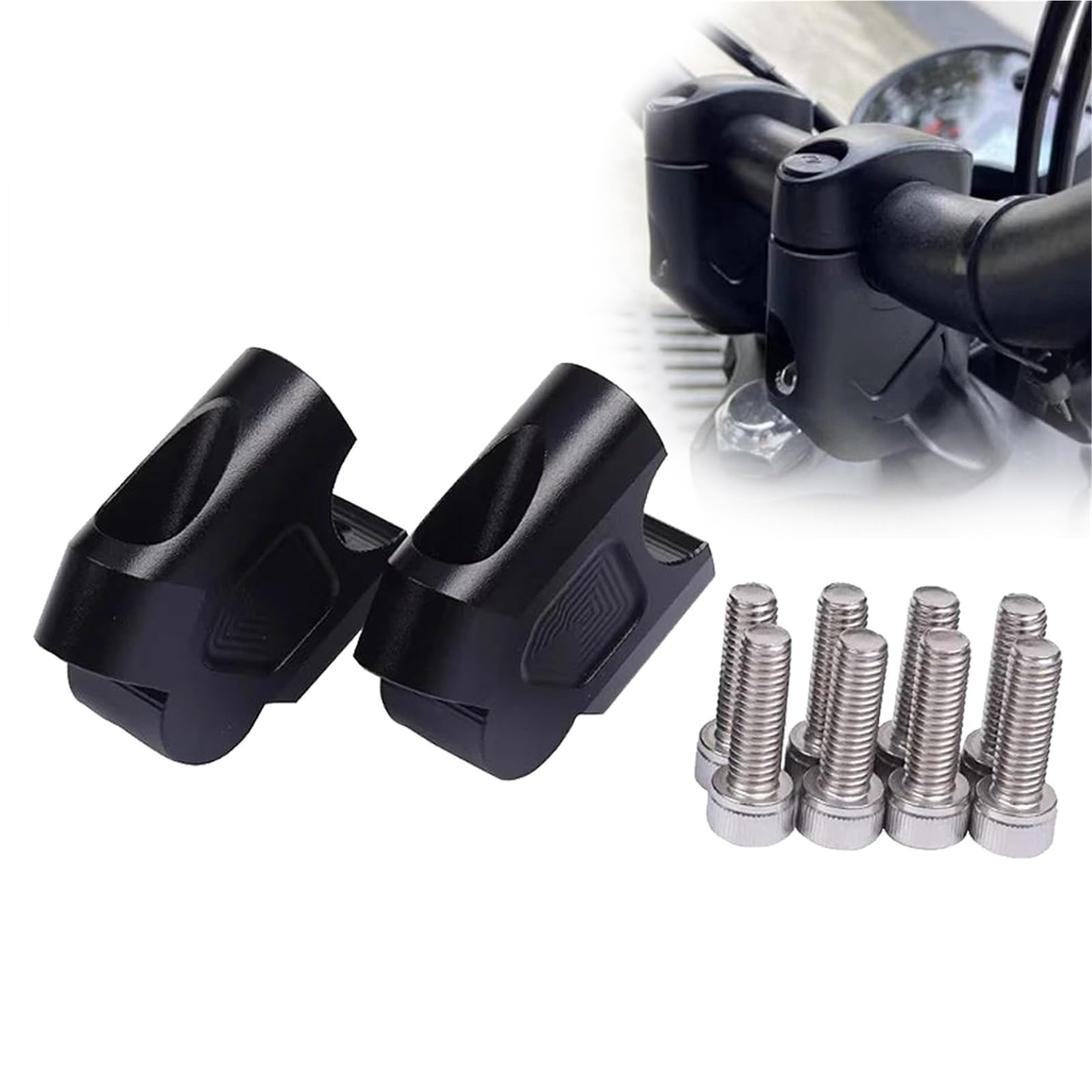 Adaptateur extension guidon LONCIN VOGE 300 Rally rehausseur pontet déplacement arrière