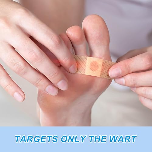 Miniatura 5 de ZGjoib WART Almohadillas removedoras de maíz para pies, 40% ácido salicílico, almohadillas removedoras de maíz para dedos de los pies, cuerpo