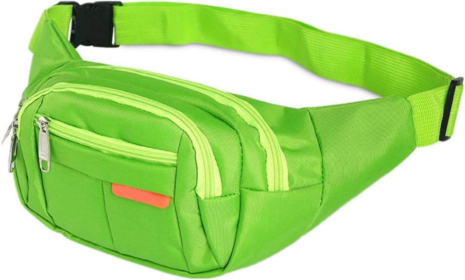 Meiyaa Fanny Bum Bags, Waterproof and Lightweight Sport Waist Bag Travel Pouch Fanny Packs with Adjustable Belt for Ladies/Women/Men Walking Running Hiking