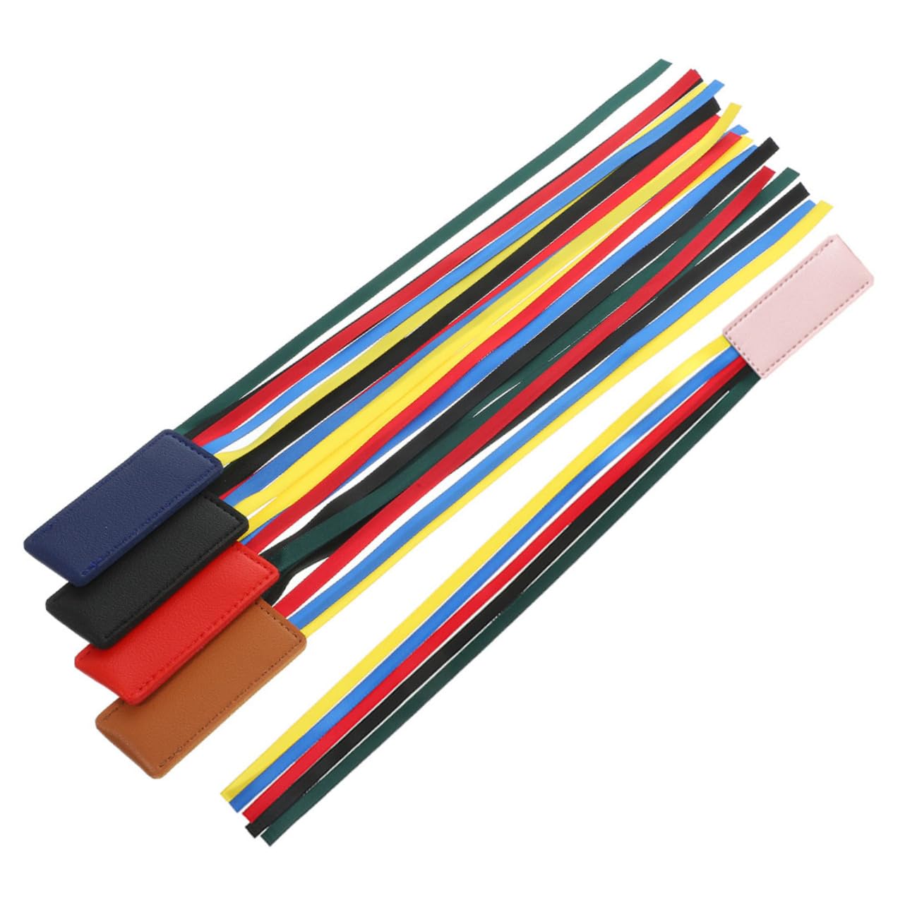 Uonlytech 5 Set Segnalibro in Pelle Pagina Riutilizzabile Ricamato Colorato Piccolo Segnalibri Accessori Per La Lettura Segnalibro Studenti Offerta Di Lettura Nastro 5 Pezzi*5