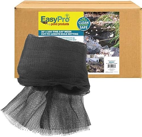 Miniatura 13 de EasyPro NP2020 Premium - Red de cubierta de estanque de 3/4 pulgadas, 20 pies x 20 pies con 8 estacas