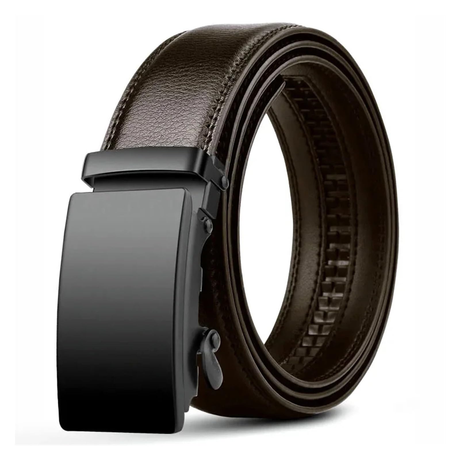 Ceinture Homme Ceinture en cuir noir for homme, avec boucle automatique, for jeans