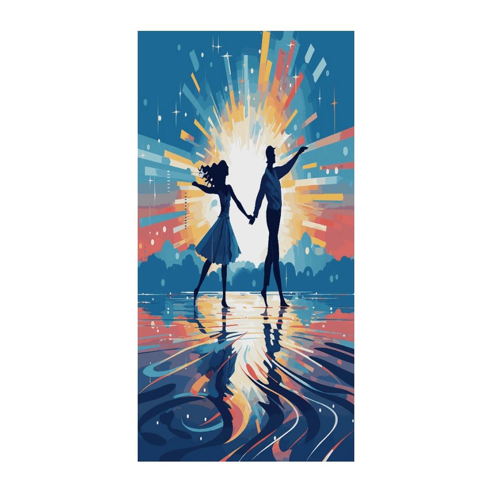 Fekiloot Style Dancing On Water Door Curtain Room Divider Curtains