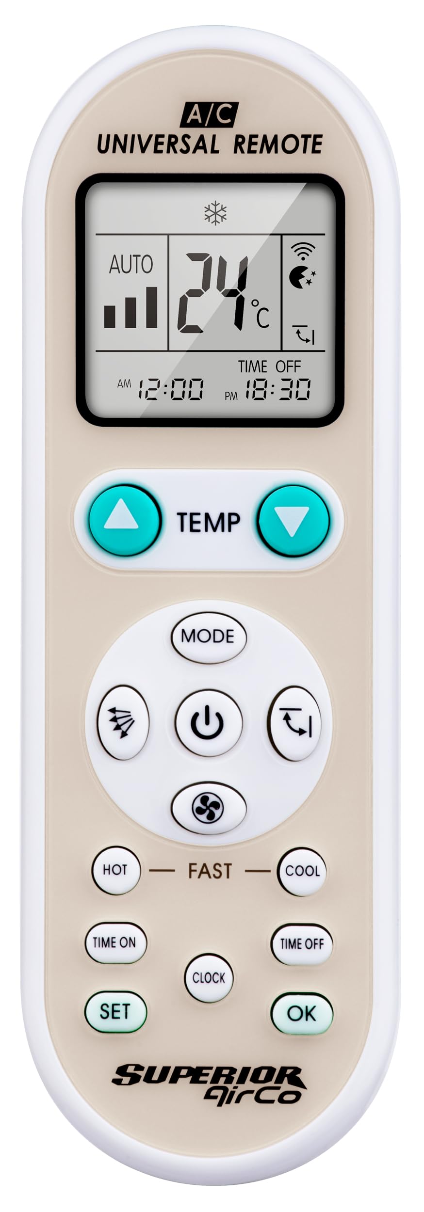 Superior Electronics Airco Universal Reemplazo de Aire Acondicionado, Blanco