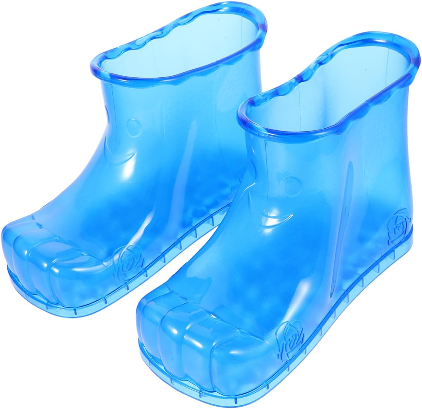 Foot Bath Soaker Boots Women's Foot Soaking Shoes Foot Bath Soak Tub Slippers Inflatable Footbath Foot Spa Shoes for Home