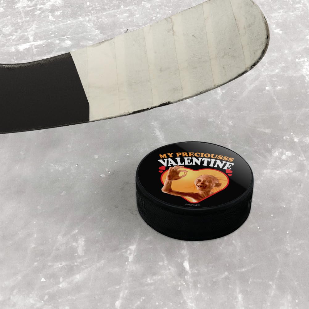 Lord of the Rings Gollum My Precious Valentine Ice Hockey Puck