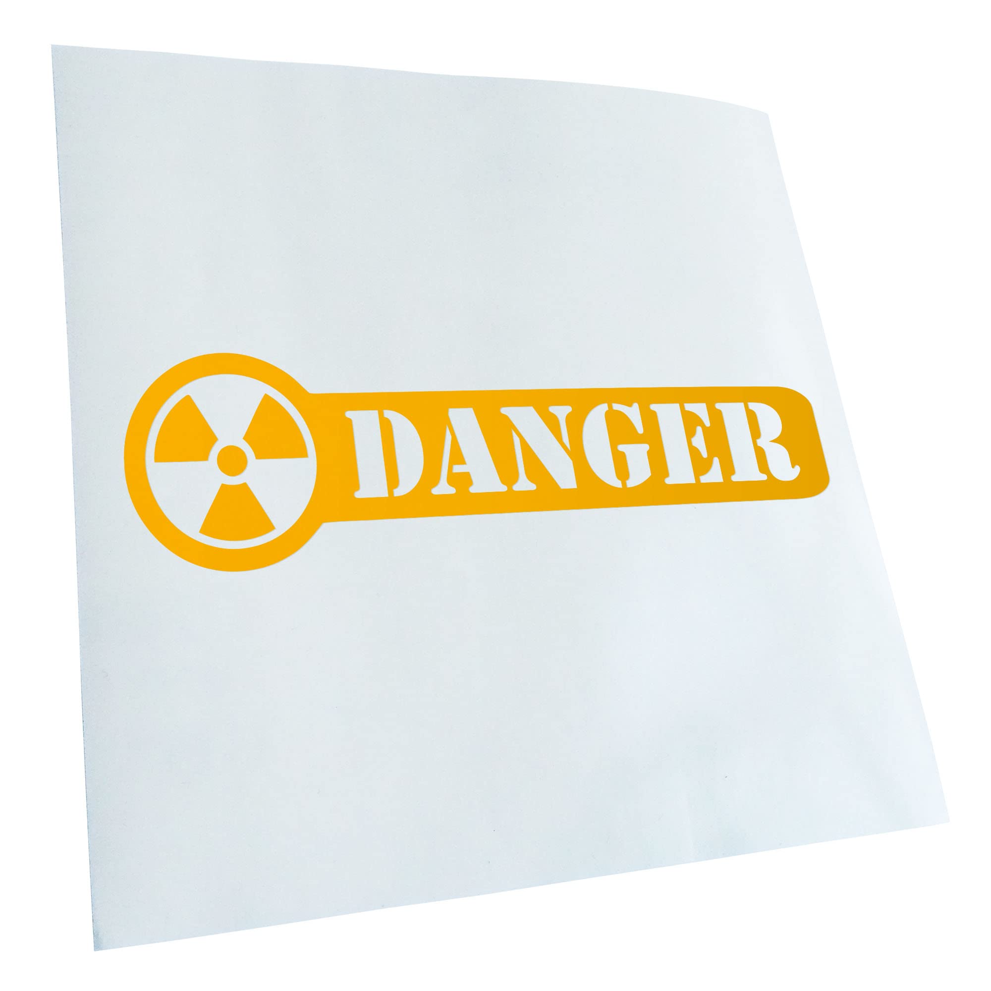 Kiwistar - Car Sticker - Danger Danger Warning - Rear Window Car Sticker Weatherproof for Car Truck Moped Truck - Sticker Exterior Self-Adhesive Tuning Accessories for Window Vehicle Window