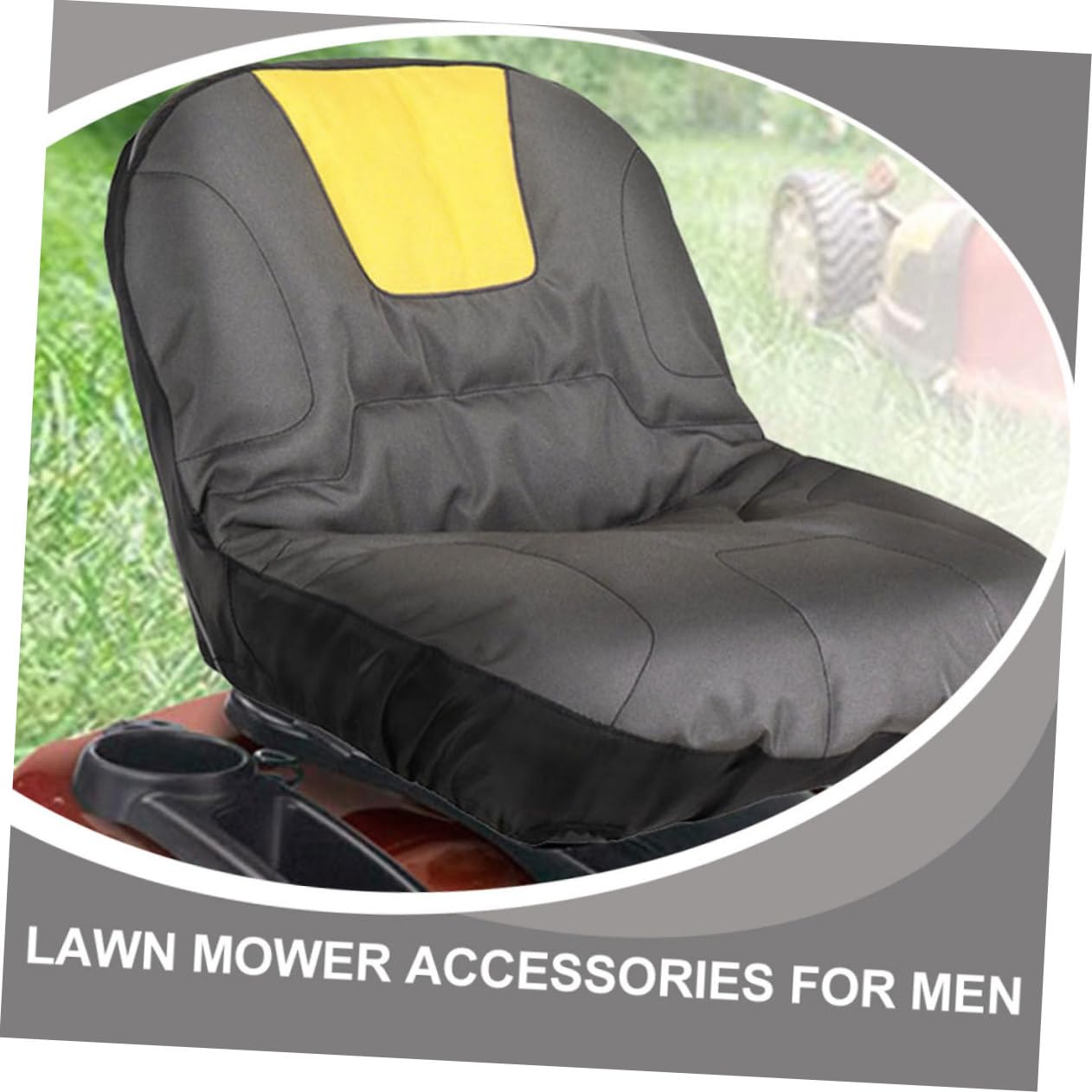 TOYANDONA Funda Protectora para Asiento de Cortacésped Resistente al Polvo y Arañazos Cubierta para Tractor y Maquinaria Agrícola Funda Antideslizante para Exteriores