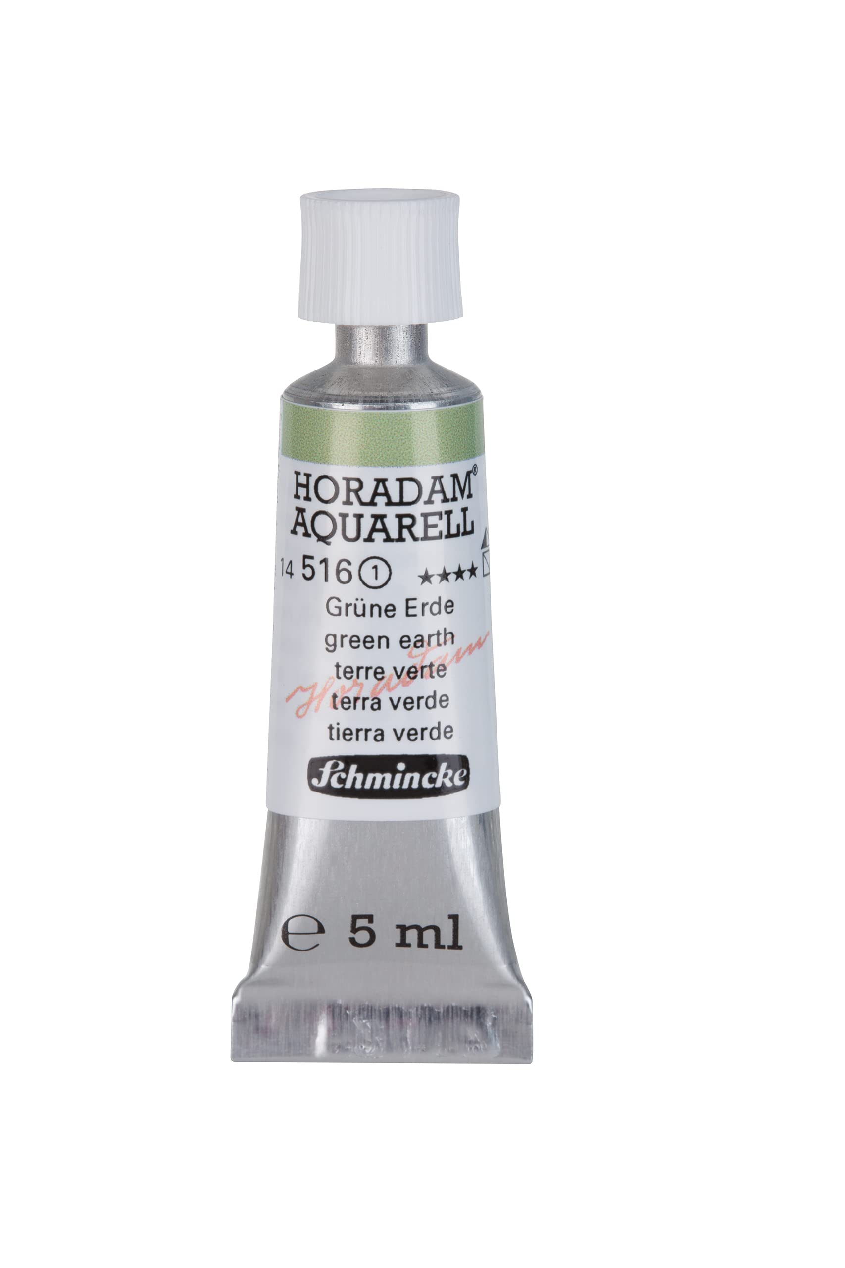 Schmincke 516 Green Earth - Horadam® Aquarell - Finest Artists' Watercolours, Green Earth - 5 Ml
