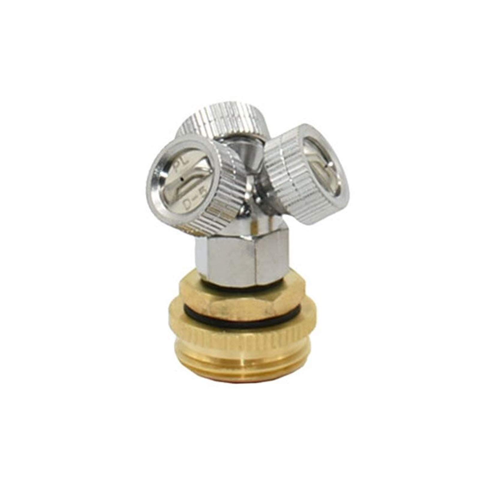 Irrigation de jardin avec buse de brouillard 1/2" 3/4" en zinc et laiton x10