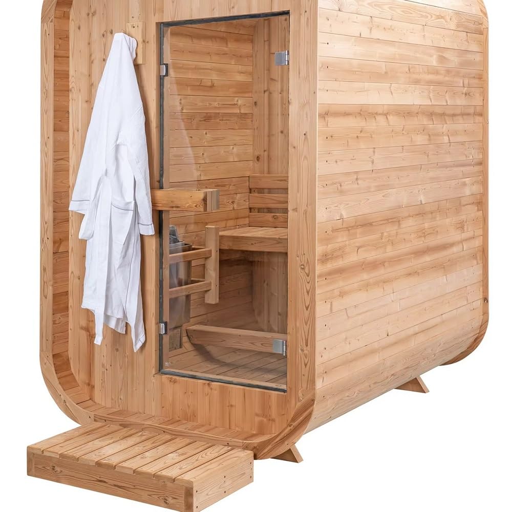 家庭用サウナボックス 木製 1人用 Amazon.co.jp: 家庭用サウナ 1-2 人用 室内/屋外 組み立て式 天然ツガ