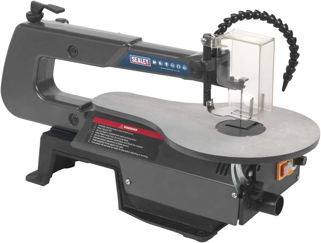 Sealey SM1302 Variable Speed Scroll Saw 406mm Throat 230V