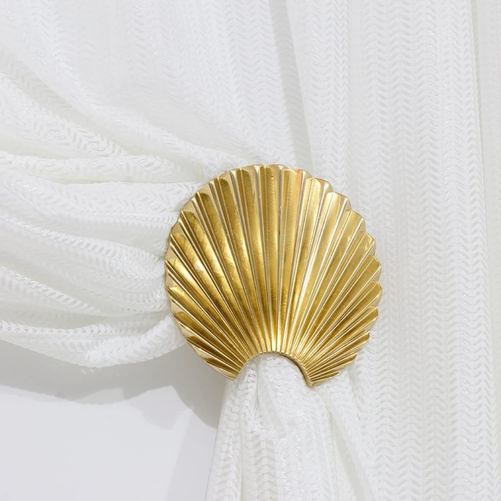Holdback con Tenda in Ottone, Tenda d' Epoca Tenda tiebacks, Leggera Decorazione di Lusso Tenda tieback Ganci, Accessori for la casa 2 pz