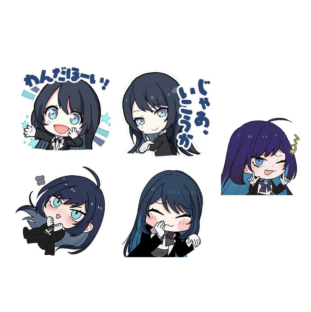 【あ】アイドル ステッカー Amazon.co.jp: 5点セット Ado アド アイドル歌手 応援 グッズ 車の