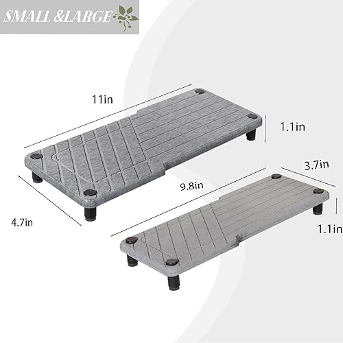 Miniatura 7 de Soporte para esponja de cocina de secado instantáneo, tapete de secado de piedra de tierra de diatomeas, organizador de encimera de baño, bandeja