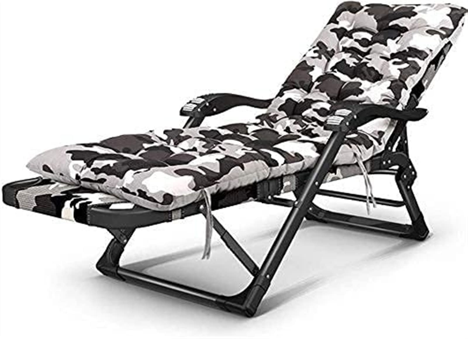 Lit de loisirs pliable et fauteuil de plage camouflage inclinable outdoor