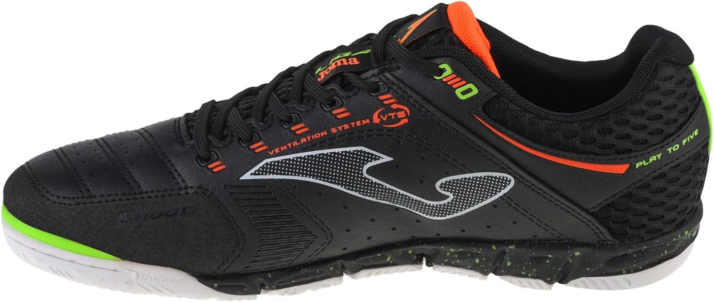 Joma Men's Indoor Football Trainers, Black, 10.5 US