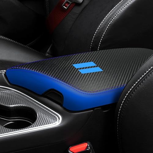 YOFAMO Funda impermeable para reposabrazos de automóvil Dodge Challenger 2015-2023, resistente a los arañazos, funda protectora de cuero, accesorios