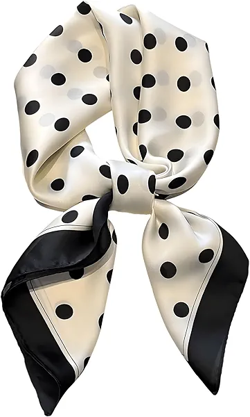 Dailyacc Hair Bandanas Scarf For Women Lightweight Fashion Neck Silk Satin Head Scarves For Sleeping Handbags Scarf