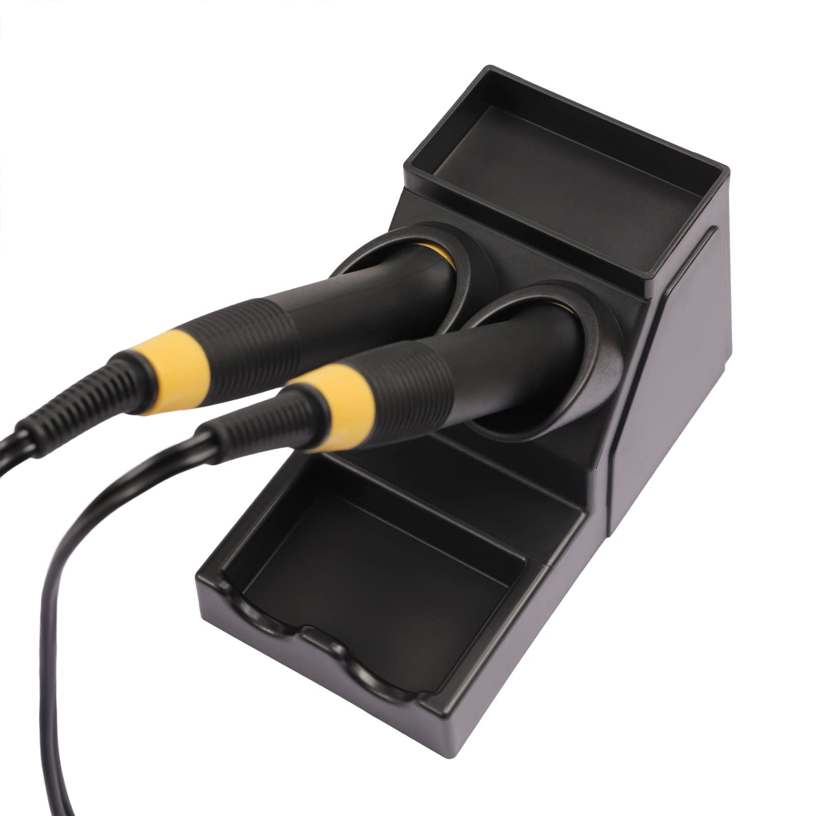Máquina de pirografía con 2 pines, juego de quemadores de madera de 60 W, temperatura ajustable, máquina de combustión de madera con 20 puntas de alambre de pirografía para madera, cuero, calabaza