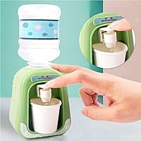 Vista 5 de 190ml Mini Water Dispenser with Cup – 1:6 Scale Green Simulated Drink Dispenser, On/Off Switch Design, Ideal for Office or Living Room Décor, for