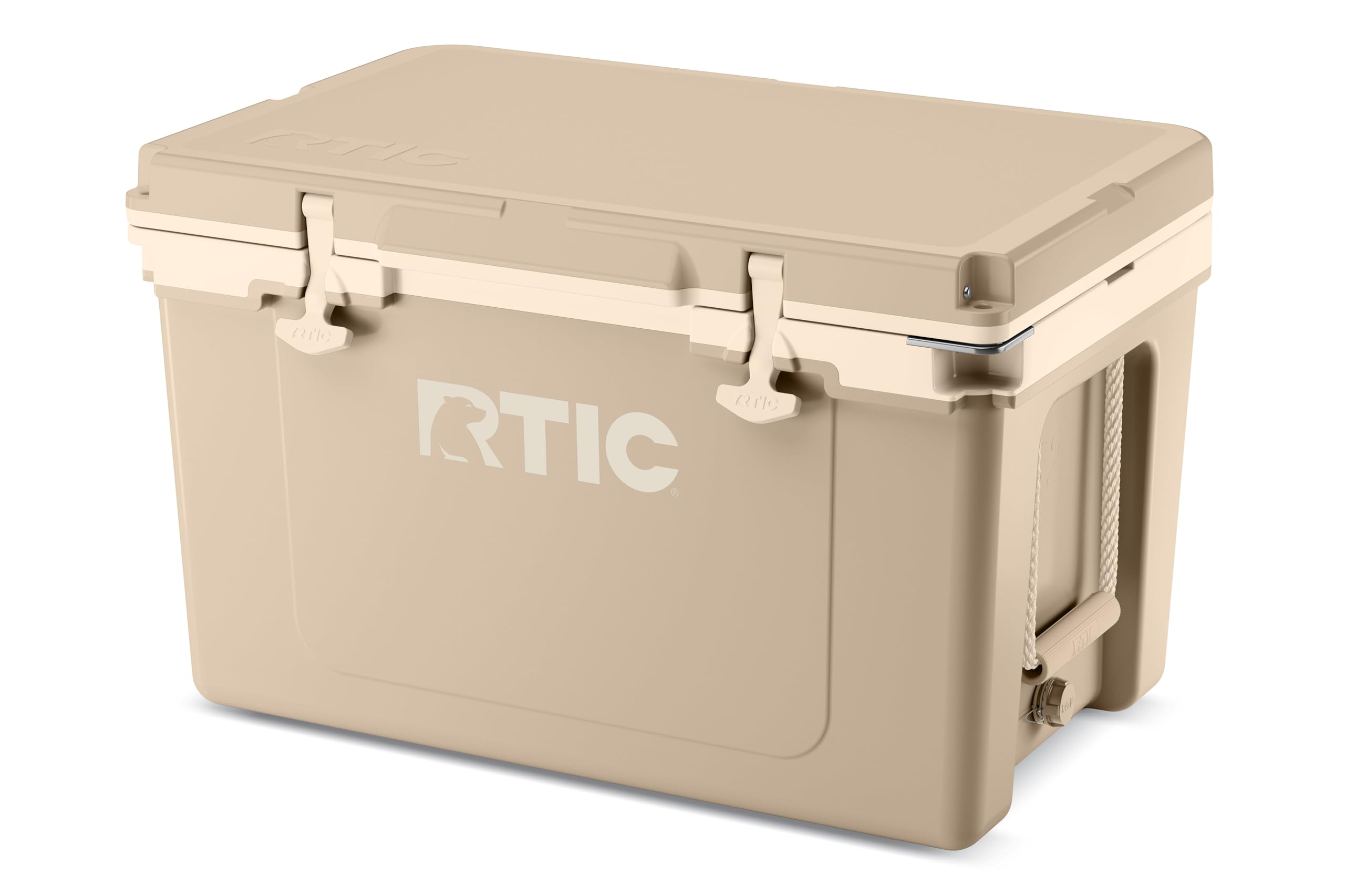 RTIC Ultra-Light 52 Quart Hard Cooler Insulated Portable Ice Chest Box for Beach, Drink, Beverage, Camping, Picnic, Fishing, Boat, Barbecue, 30% Lighter Than Rotomolded Coolers