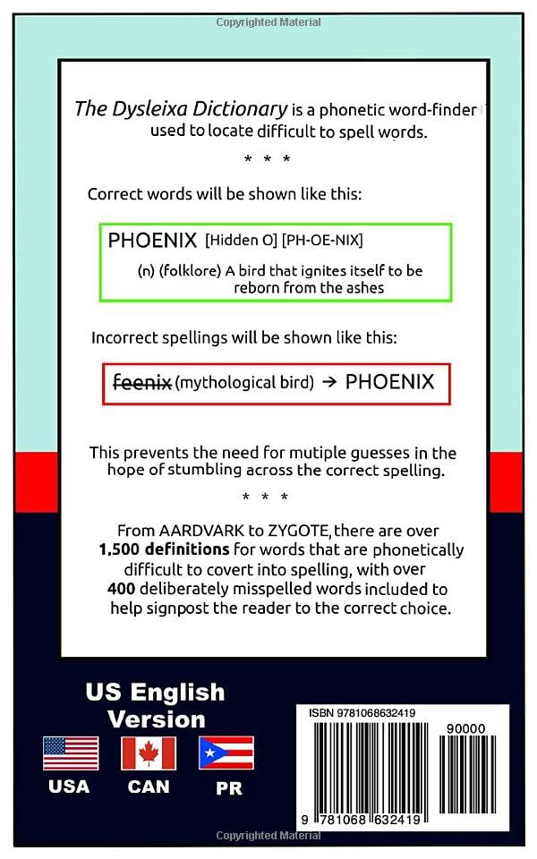 The Dyslexia Dictonary: US English Version - Image 2