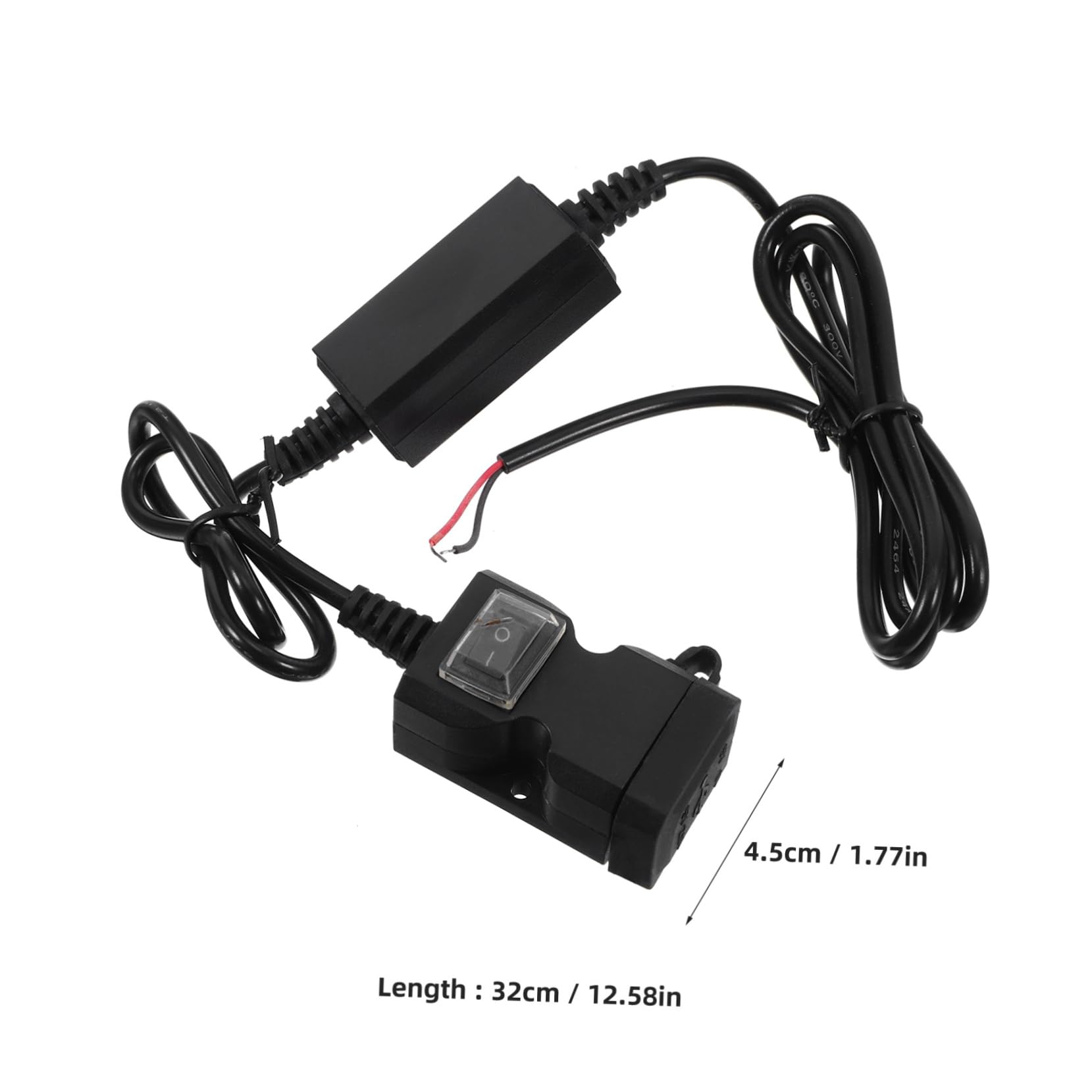 OUNONA Motorcycle USB Charger Dual Ports USB Outlet for Phones Tablets Fast Charging for All Motorcycle Models Built Against Overheating Overcharging